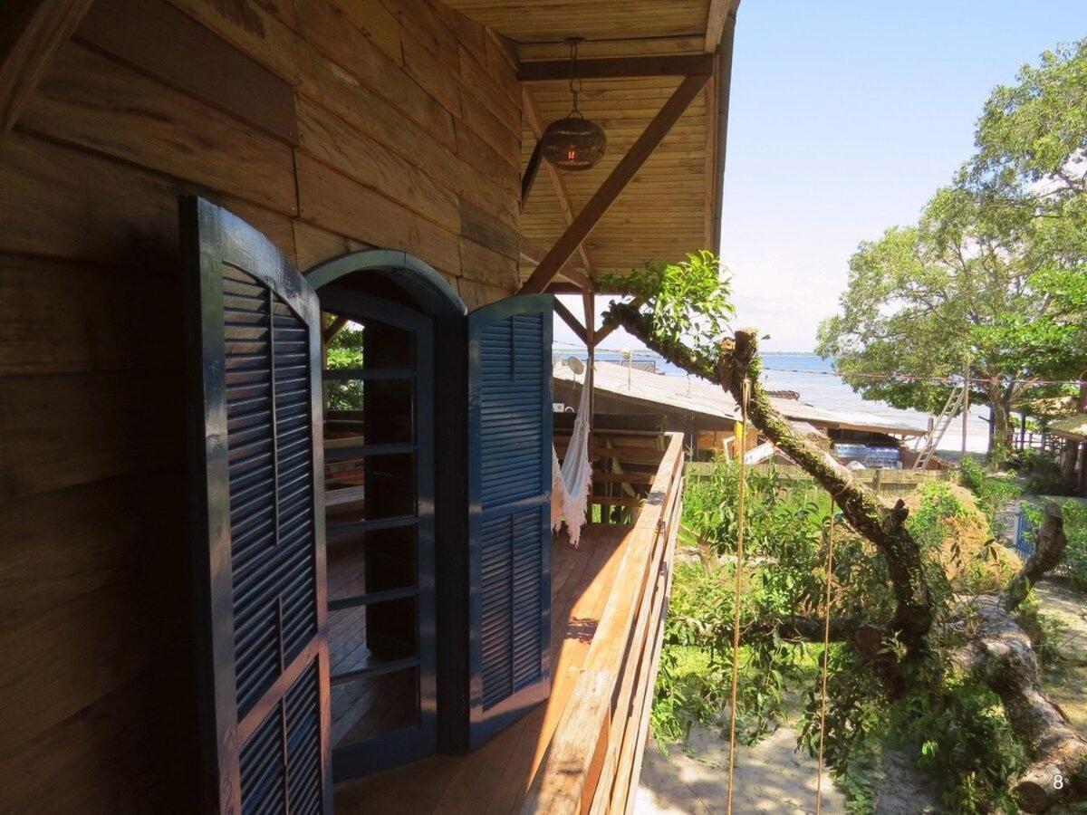 Casa Estilosa E Rustica Com Vista Para O Por Do Sol Da Ilha Do Mel! エクステリア 写真