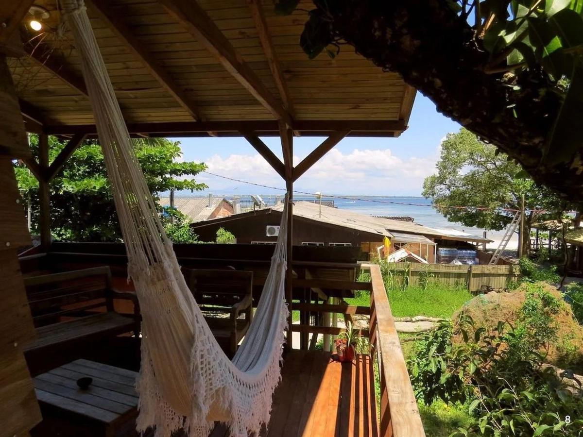 Casa Estilosa E Rustica Com Vista Para O Por Do Sol Da Ilha Do Mel! エクステリア 写真